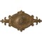 Ekena Millwork Quentin Ceiling Medallion, Hand-Painted Rubbed Bronze, 23 1/2"W x 12 1/4"H x 1 1/2"P CM23RO1RZS - alternate 1